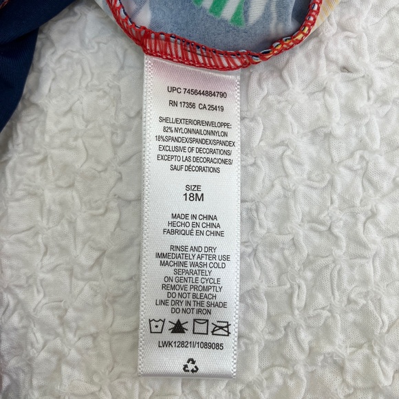 Little Me Rashguard Bathing Suit - Picture 7 of 7